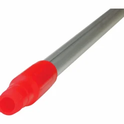 Aluminiumskaft Vikan Ergonomisk gängad röd 150cm