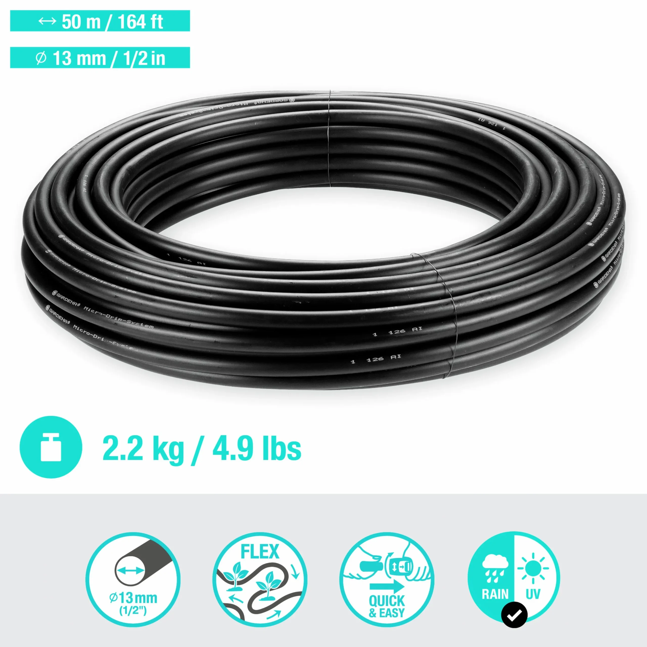Anläggningsrör Gardena MicroDrip 1/2" 50m