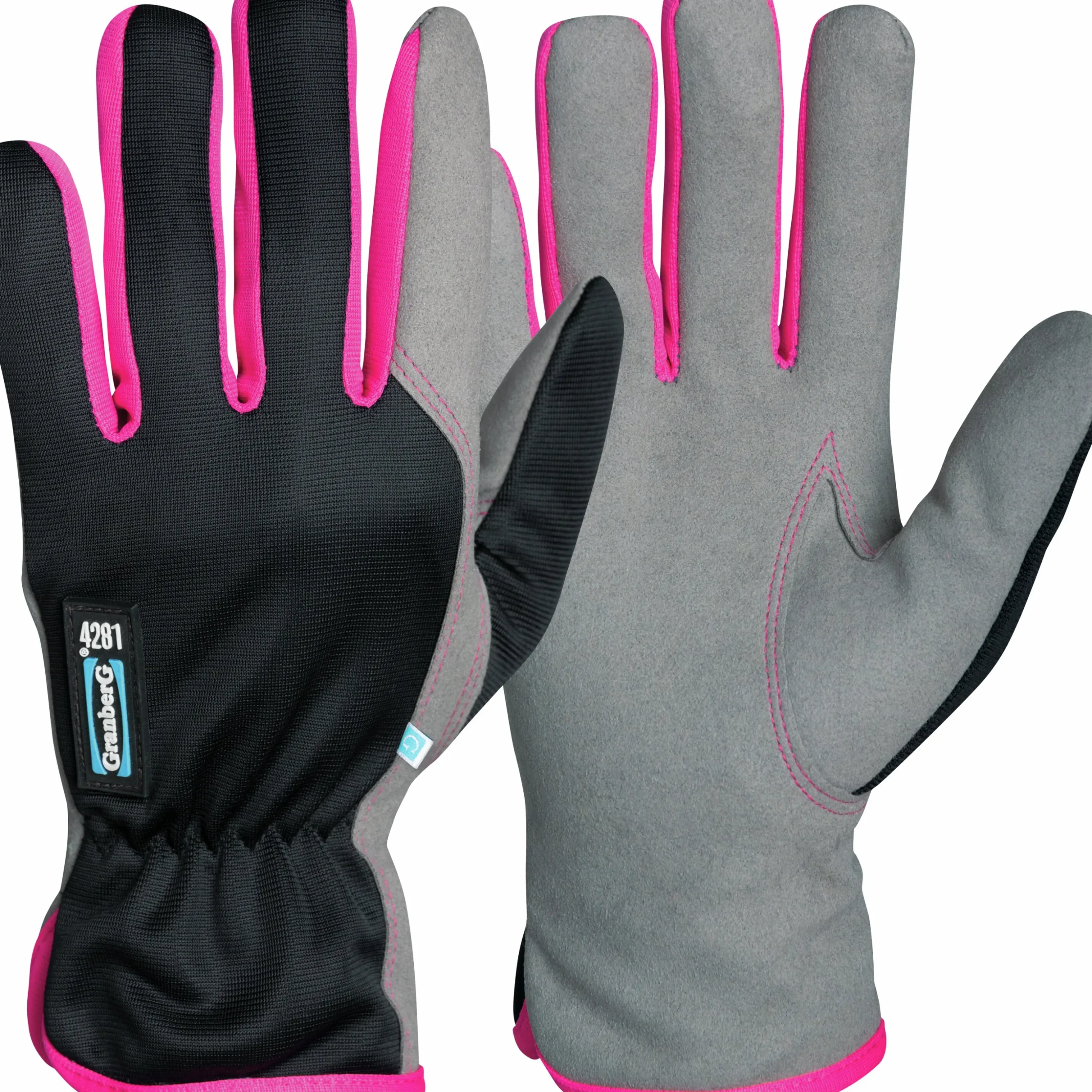 Arbetshandskar Granberg Allround Svart/Rosa