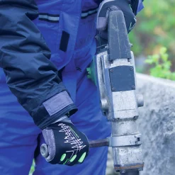 Arbetshandskar Granberg Antivibration Syntet Svart 10