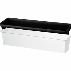 Balkonglåda Orthex Botanica Återvunnen plast Vit 80cm