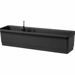 Balkonglåda Orthex Epoque insats Återvunnen plast Svart 80cm