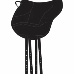 Barbackapad Horseguard Full Svart