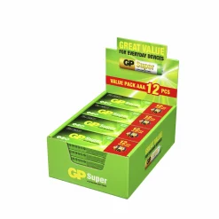 Batteri GP Batteries Alkaline AAA 12-p
