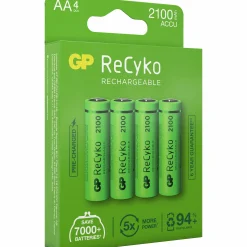 Batteri GP Batteries ReCyko 2100 Laddningsbart AA 4-p