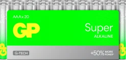 Batteri GP Batteries Super Alkaline AAA/LR03 20-p