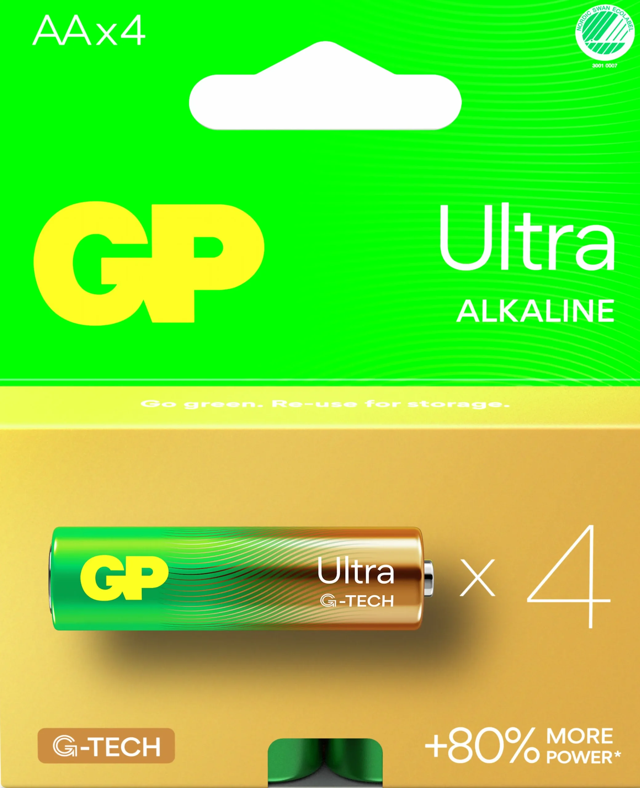 Batteri GP Batteries Ultra Alkaline AA/LR6 4-p