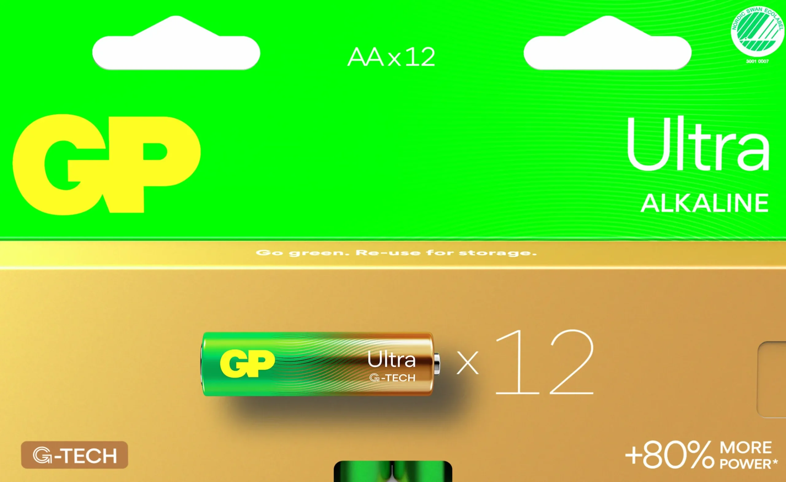 Batteri GP Batteries Ultra Alkaline AA/LR6 12-p