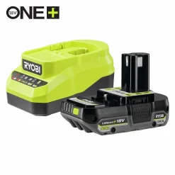 Batteri + Laddare Ryobi ONE+ RC18120A-120 2Ah 18V