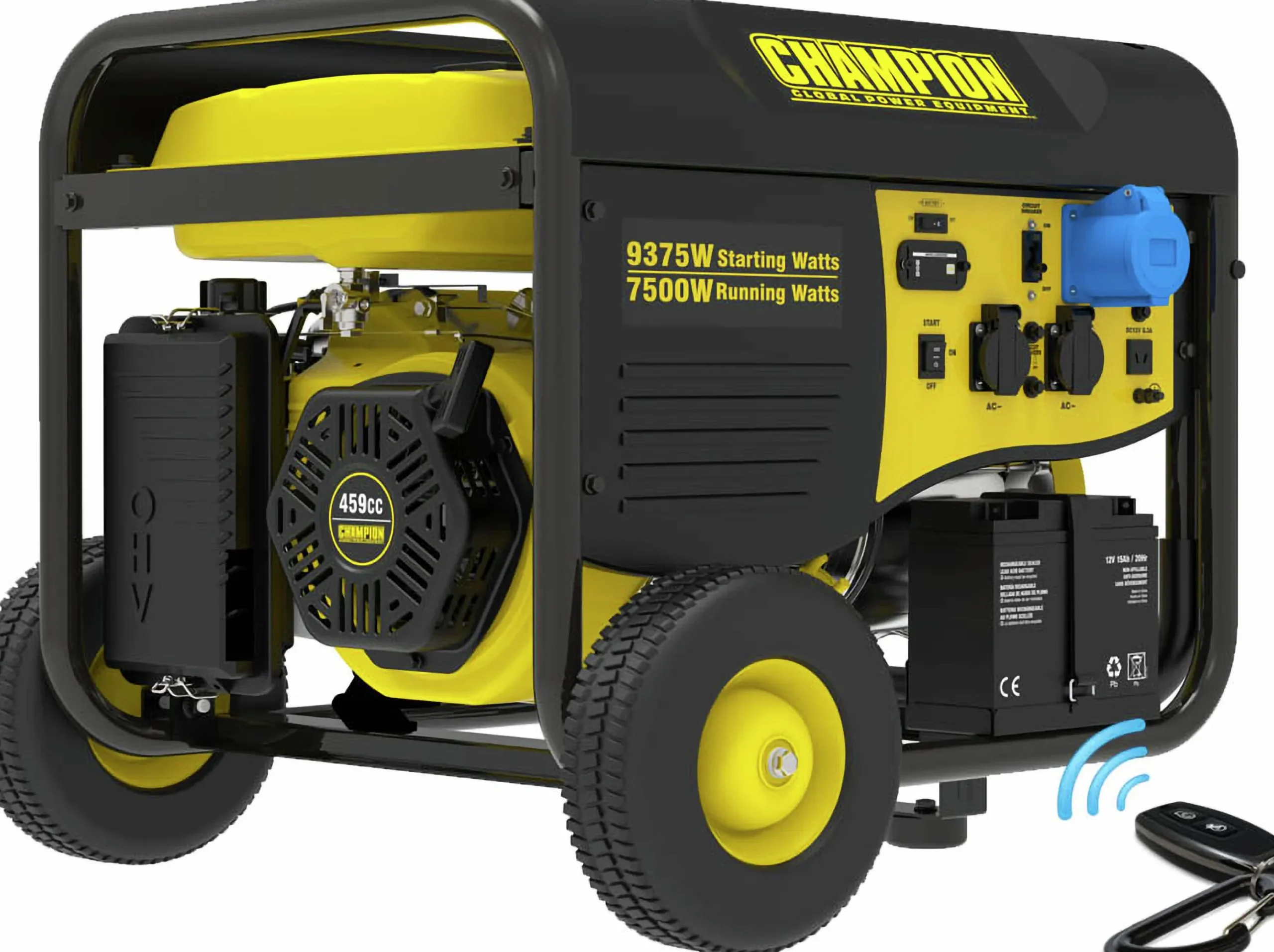 Bensindrivet Elverk Champion 1-Fas CPG9000E2 8000W