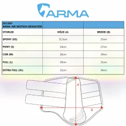 Benskydd ARMA AirMotion Svart 2-p
