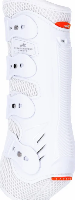 Benskydd Schockemöhle Sports Air Flow Dressyr Bak Vit 2-p