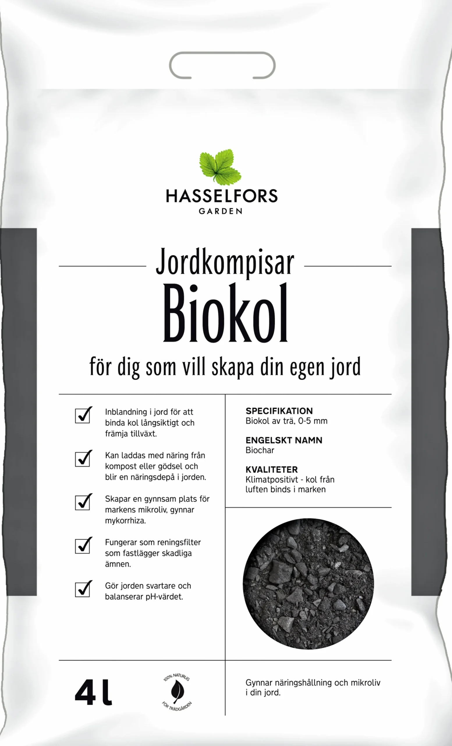 Biokol Hasselfors Jordkompisar 4L