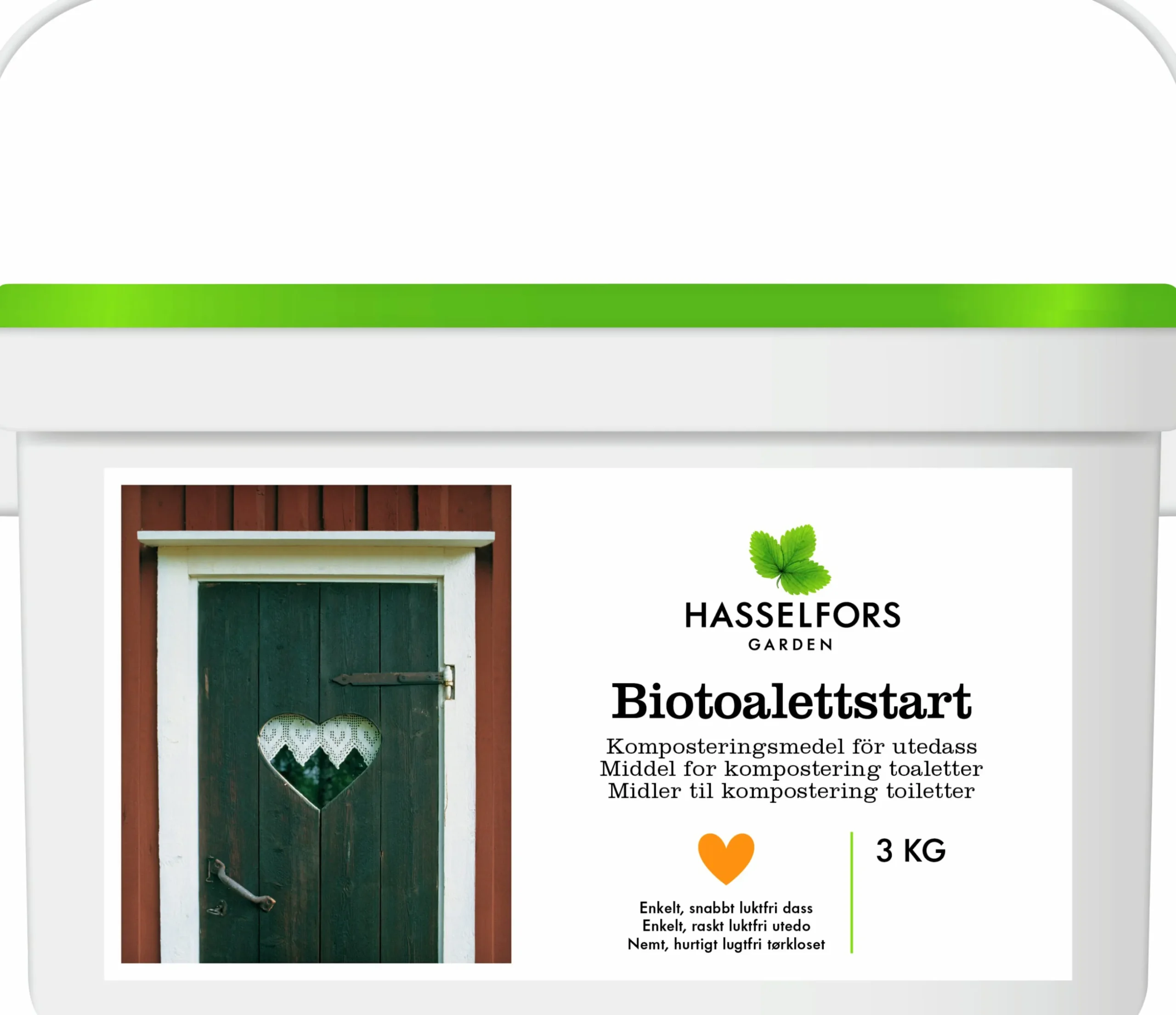 Biotoalettstart Hasselfors 3kg