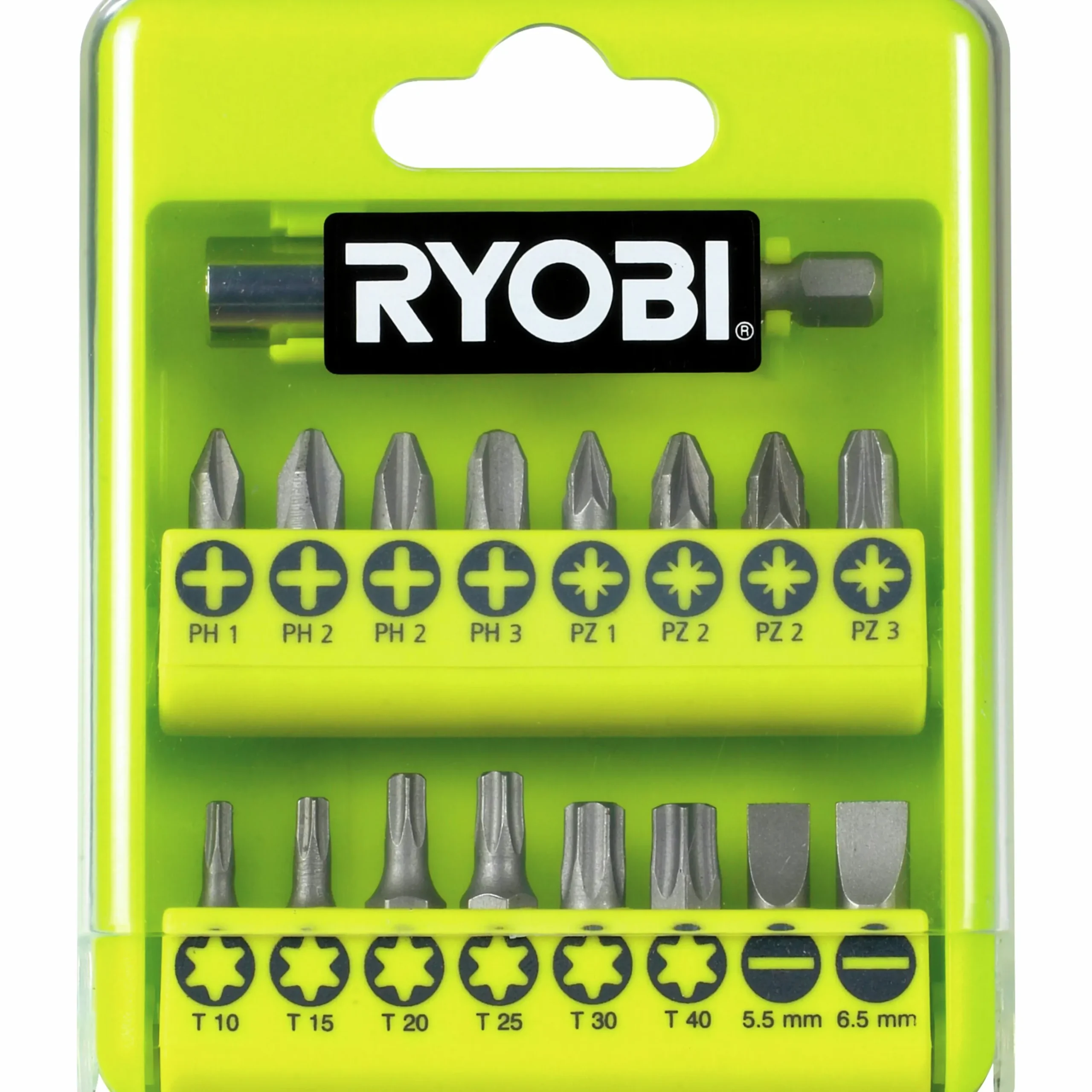Bitssats Ryobi RAK17SD 17 delar