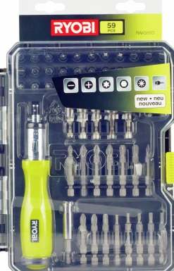 Bitssats Ryobi RAK59SD 59 delar