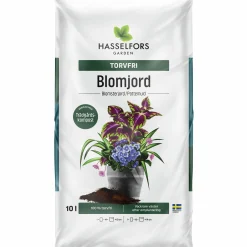 Blomjord Hasselfors Torvfri 10L