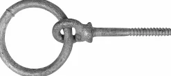 Båtring Bårebo med träskruv varmförzinkad 10mm