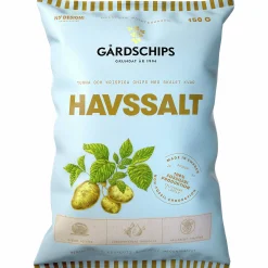 Chips Gårdschips Grytfriterade Havssalt 150g