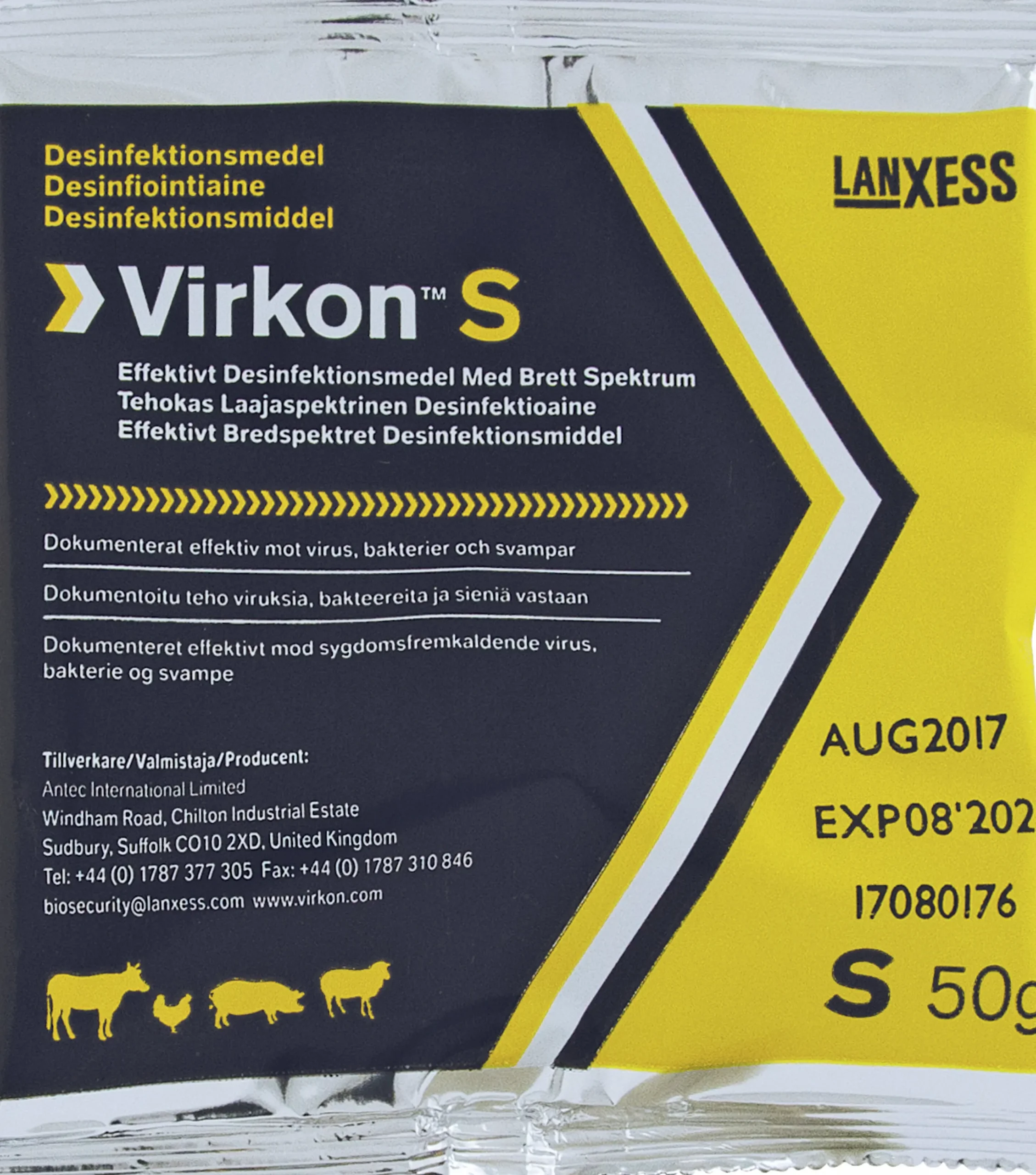 Desinfektion Virkon S 50g