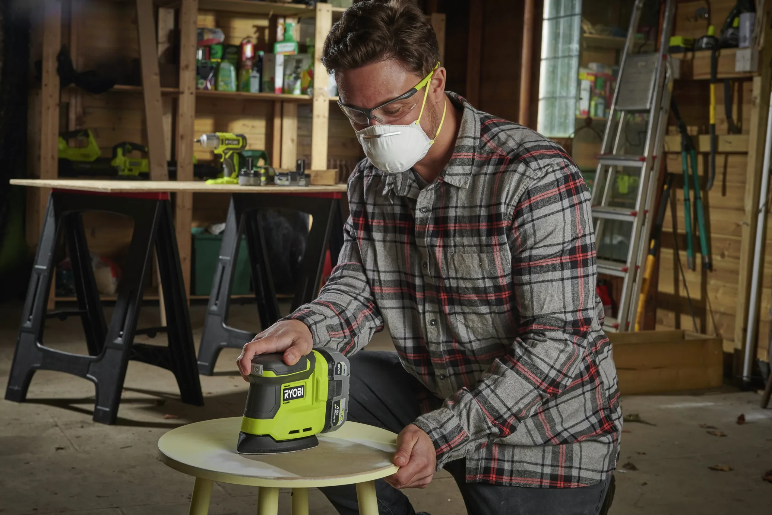 Detaljslipmaskin Ryobi ONE+ RPS18-0 18V (exkl batteri)