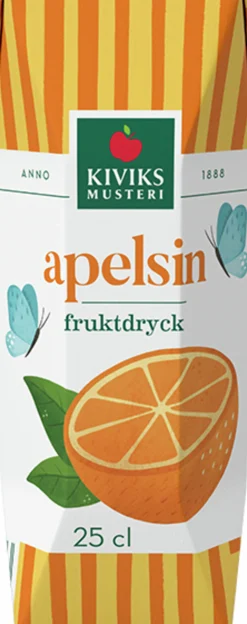 Dricka Kivik Apelsin m sugrör 25cl