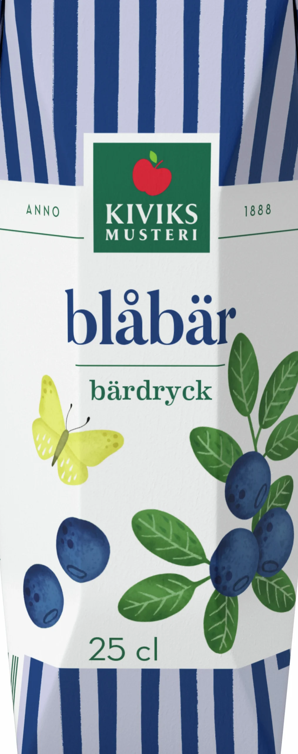 Dricka Kivik Blåbär m sugrör 25cl