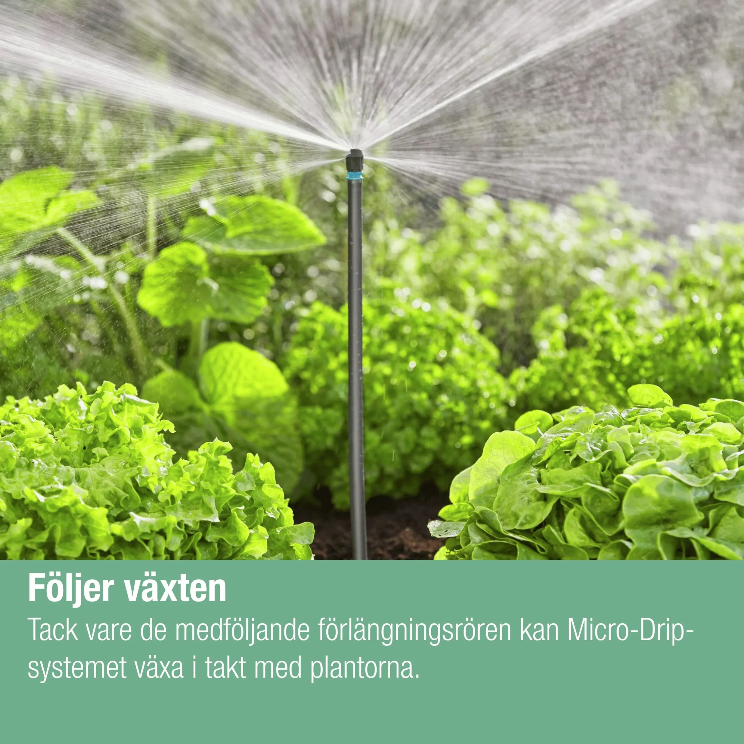 Droppbevattning Gardena MicroDrip Rabatt & Trädgård Startset
