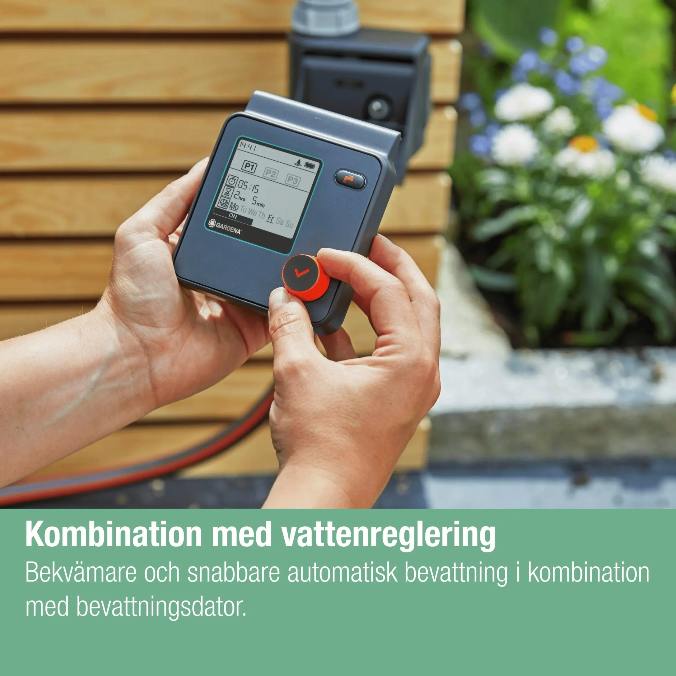 Droppbevattning Gardena MicroDrip Rabatt & Trädgård Startset