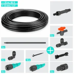 Droppbevattning Gardena MicroDrip Rabatt & Trädgård Startset
