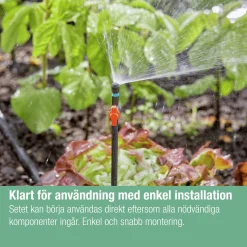 Droppbevattning Gardena MicroDrip Rabatt & Trädgård Startset