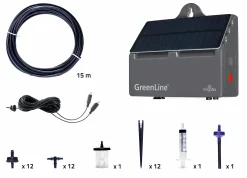 Droppbevattningssystem EcoAqua S12 Solcell 12 munstycken