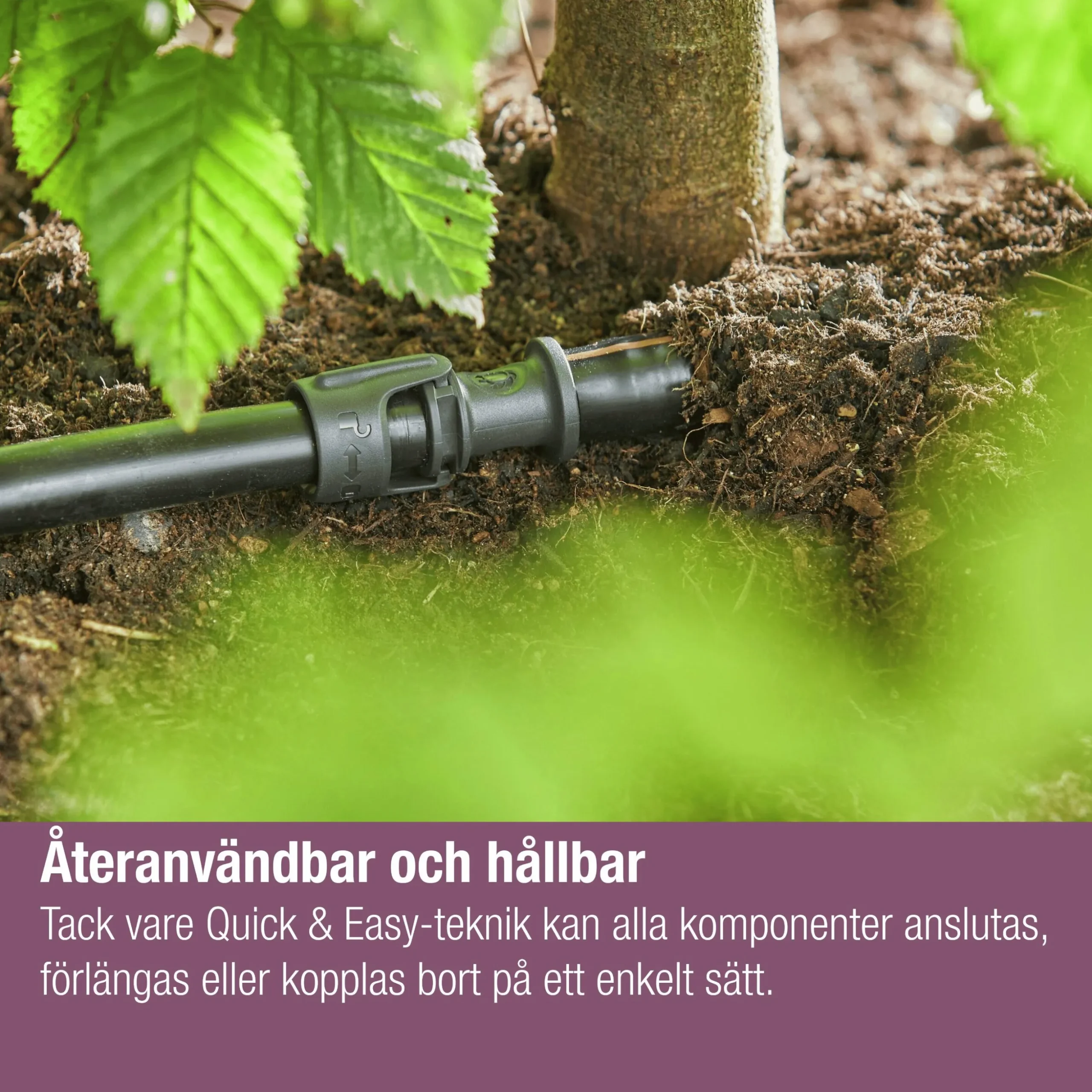 Droppslang Gardena MicroDrip Startset Häckar/Buskar 50m