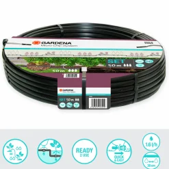 Droppslang Gardena MicroDrip Startset Häckar/Buskar 50m