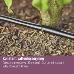 Droppslang Gardena MicroDrip Ovan/Under jord Set 25m