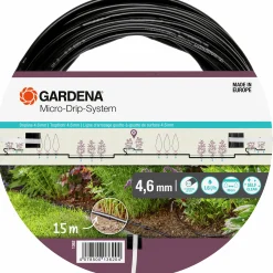 Droppslang Gardena MicroDrip Utökning Ovan jord 3/16" 15m