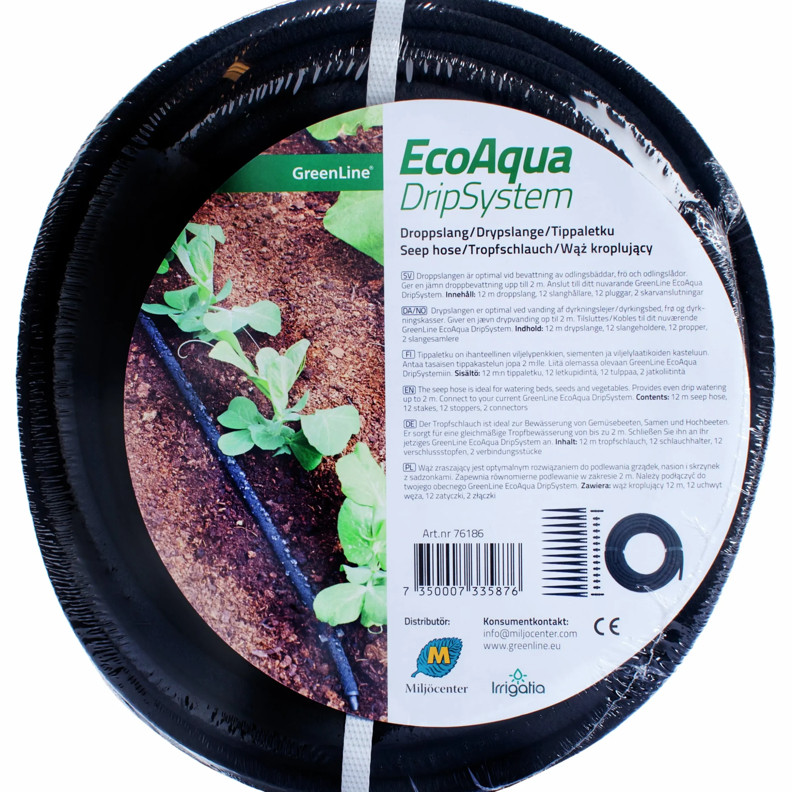 Droppslang till EcoAqua DripSystem 12m