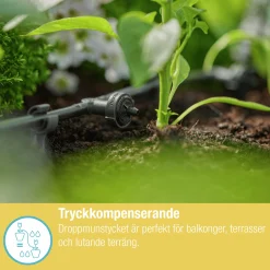 Droppspridare Gardena Inline Tryckreglerande 2 l/h 10-p