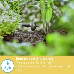 Droppspridare Gardena MicroDrip Tryckreglerande 2 l/h 10-p