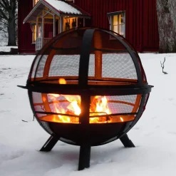 Eldkorg Landmann Ball of Fire Svart Ø77cm höjd 90cm