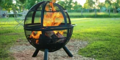 Eldkorg Landmann Ball of Fire Svart Ø77cm höjd 90cm