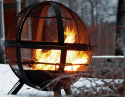 Eldkorg Landmann Ball of Fire Svart Ø77cm höjd 90cm