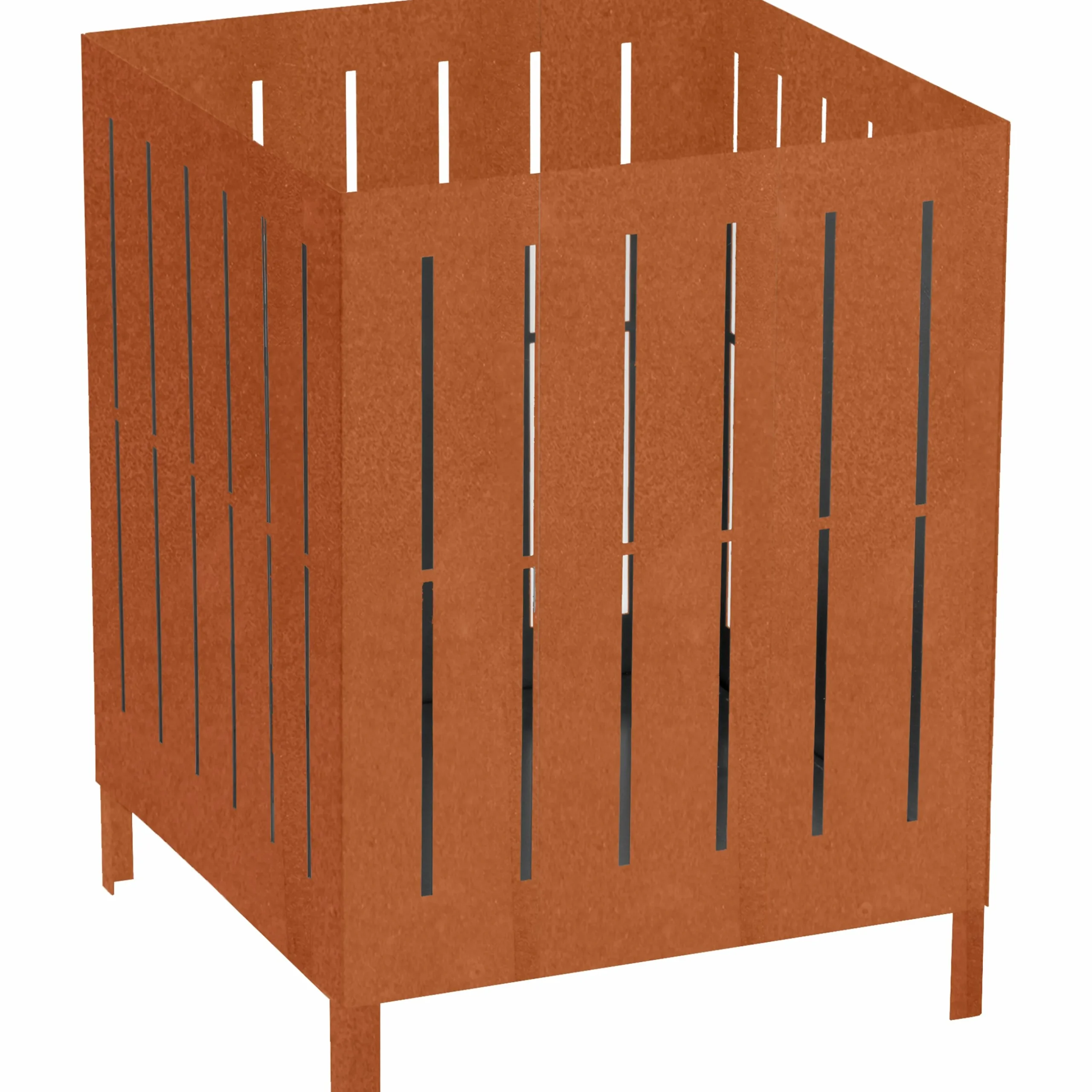 Eldkorg Ventura Kvadrat Råjärn/Rostar 30x30x40cm