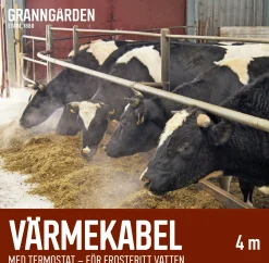 Elvärmekabel EVP med termostat Grön 4+2m