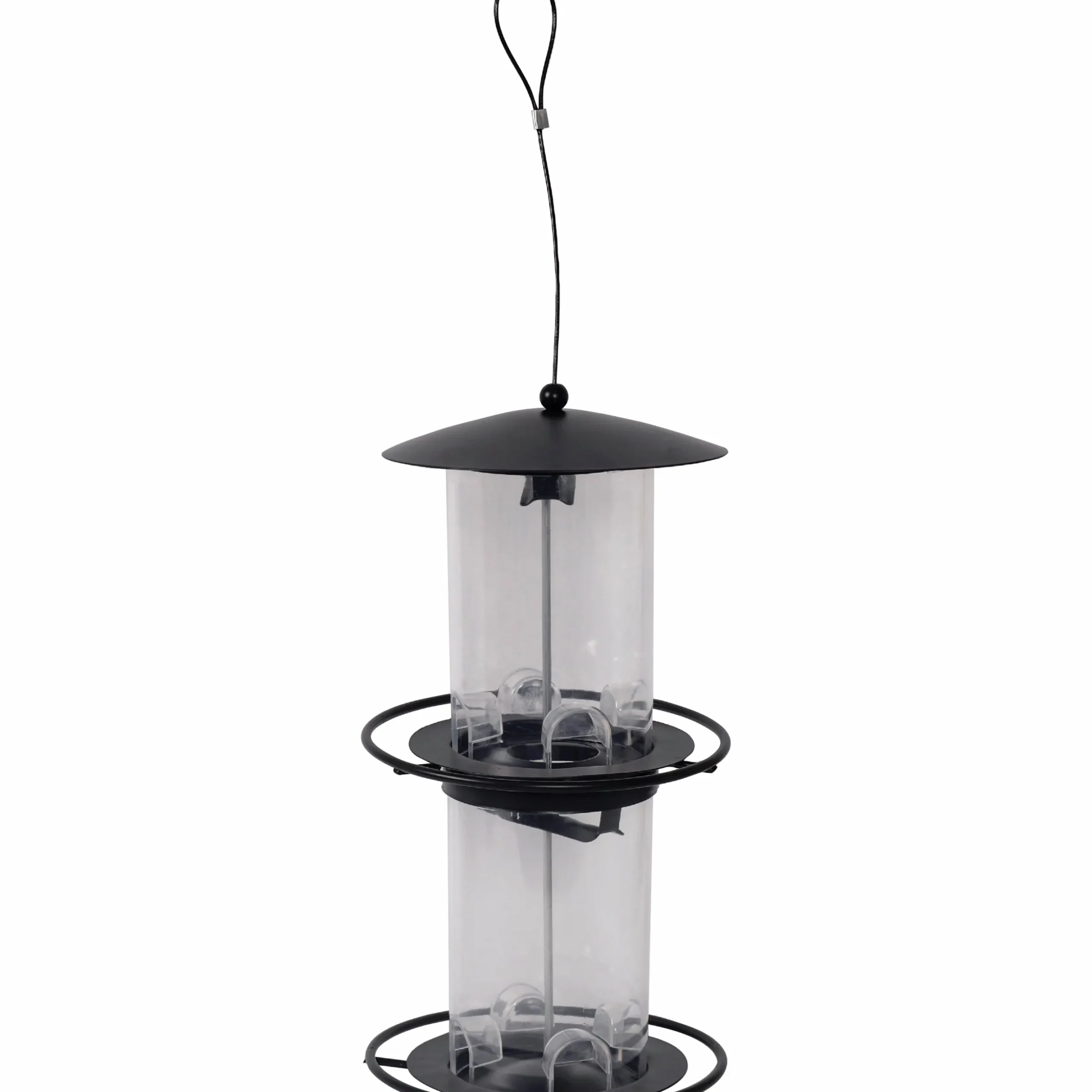 Fågelmatare Nelson Garden Stylish Frö Svart 35cm 1,6L