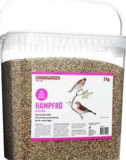 Fågelmat Granngården Hampfrö Hink 5kg