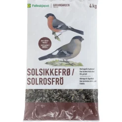 Fågelmat Granngården Solrosfrö Strimmiga+Svarta 4kg
