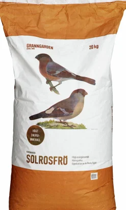 Fågelmat Granngården Solrosfrö Strimmiga+Svarta 20kg