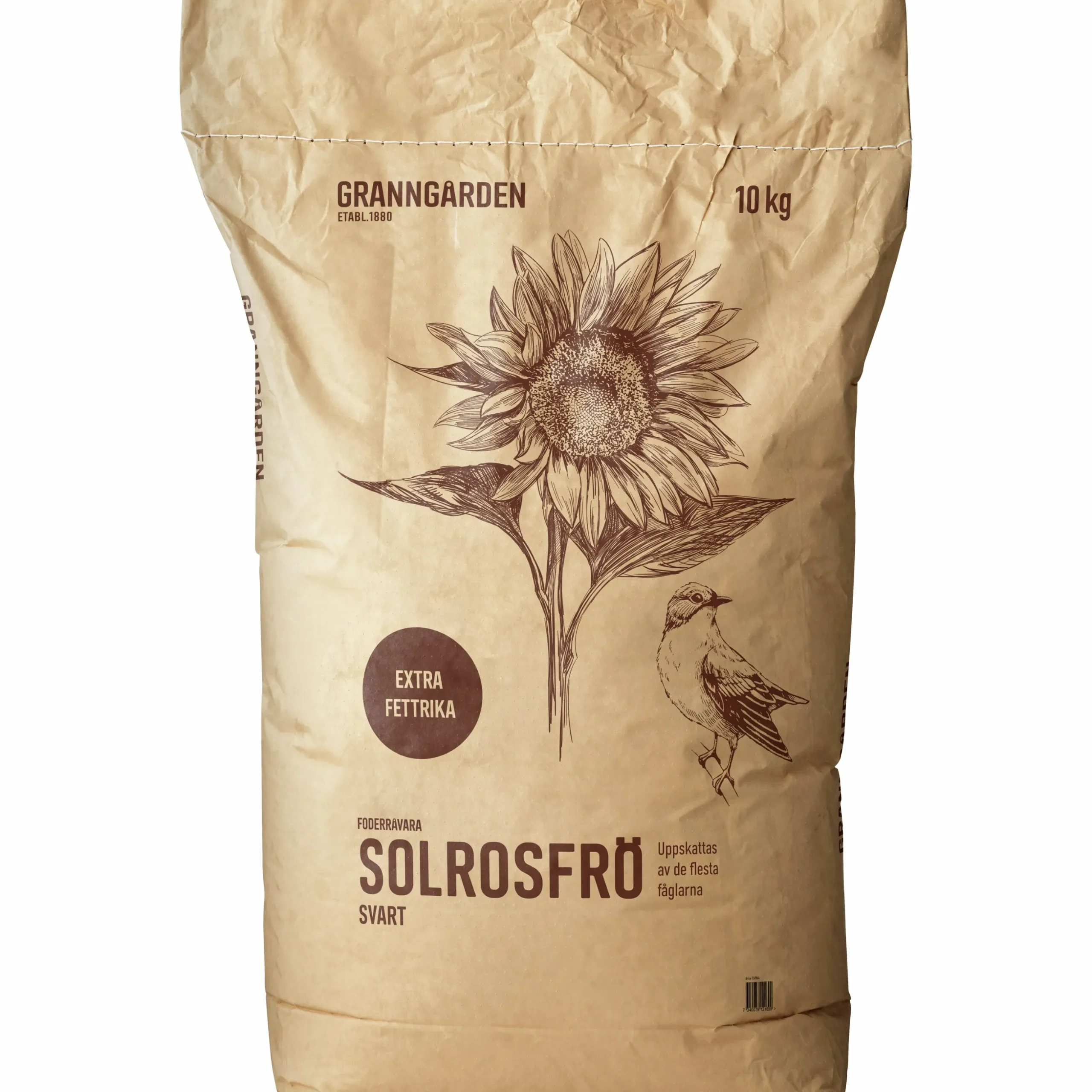 Fågelmat Granngården Solrosfrö Svarta 10kg