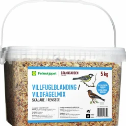 Fågelmat Granngården Vildfågelmix Skalfri Hink 5kg